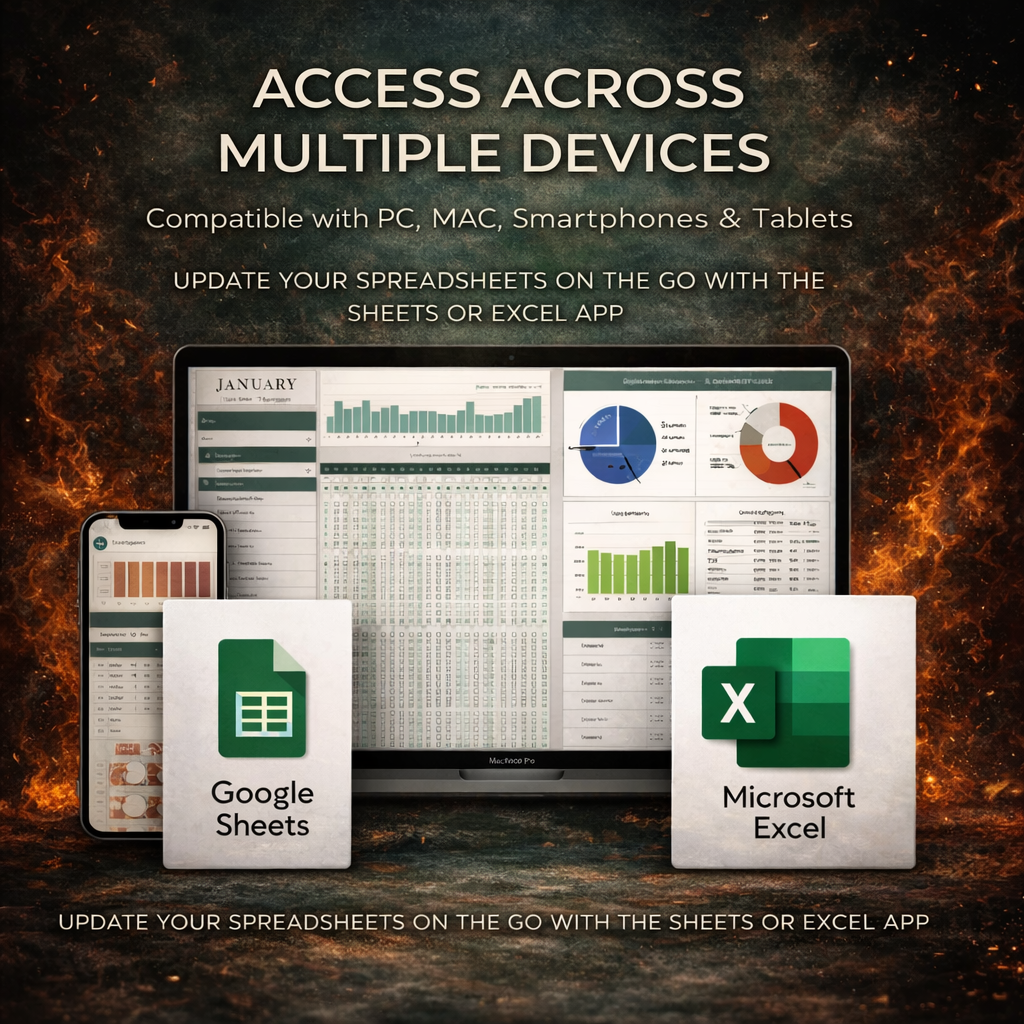 Habit Tracker Spreadsheet Dark Mode Google Sheets Excel Daily Habit Planner Weekly Goal Planner Digital Routine Dashboard Habit To Do List